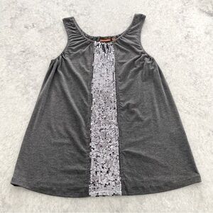 Lane Bryant Silver Sequin Tank Top - Size 14/16